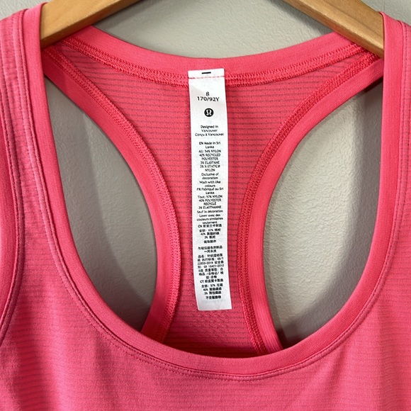NWT Lululemon Swiftly Tech Racerback Tank Top 2.0 *Race Length Size 8 Guava Pink - Picture 2 of 8